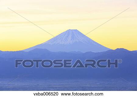 Stock Image - View of Mount Fuji, Yamanashi Prefecture, Japan. Fotosearch