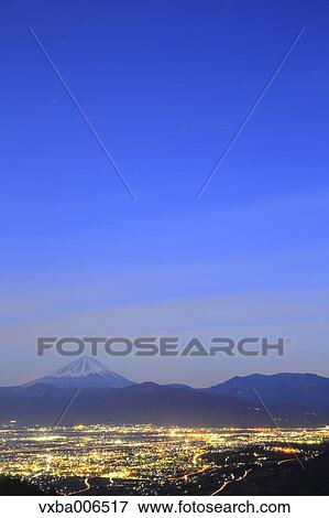 View of Mount Fuji, Yamanashi Prefecture, Japan View Large Photo Image Stock Photo - View of Mount Fuji, Yamanashi Prefecture, Japan. Fotosearch