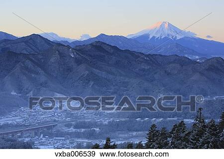 View of Mount Fuji, Yamanashi Prefecture, Japan View Large Photo Image Stock Photo - View of Mount Fuji, Yamanashi Prefecture, Japan. Fotosearch