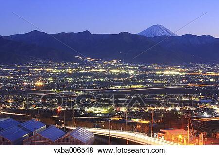 View of Mount Fuji, Yamanashi Prefecture, Japan View Large Photo Image Stock Photo - View of Mount Fuji, Yamanashi Prefecture, Japan. Fotosearch