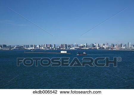 Stock Image - View of Tokyo, Japan. Fotosearch