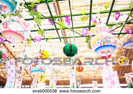 Wind chimes View Large Photo Image Stock Photo - Wind chimes. Fotosearch