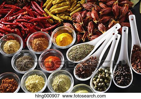 Assorted spices View Large Photo Image Stock Photo - Assorted spices. Fotosearch