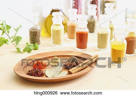 Assorted spices View Large Photo Image Stock Photograph - Assorted spices. Fotosearch