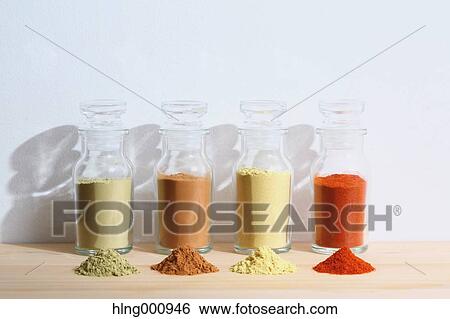 Assorted spices View Large Photo Image Stock Photograph - Assorted spices. Fotosearch