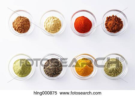 Stock Photography - Assorted spices. Fotosearch