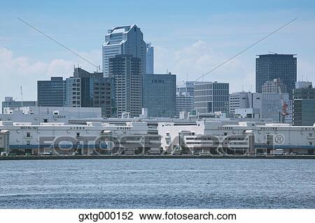 "Cityscape from Tokyo Bay, Tokyo, Japan" View Large Photo Image Stock Image - "Cityscape from Tokyo Bay, Tokyo, Japan". Fotosearch