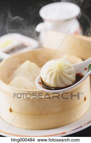 Picture - Dim Sum dumplings. Fotosearch