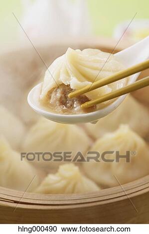 Stock Image - Dim Sum dumplings. Fotosearch