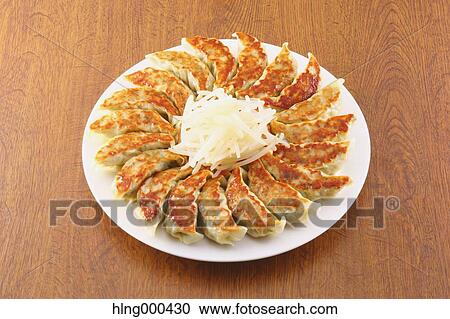 Gyoza dumplings View Large Photo Image Stock Image - Gyoza dumplings. Fotosearch