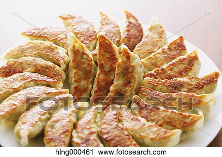 Gyoza dumplings View Large Photo Image Stock Image - Gyoza dumplings. Fotosearch