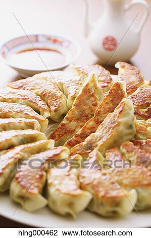 Gyoza dumplings View Large Photo Image Stock Image - Gyoza dumplings. Fotosearch