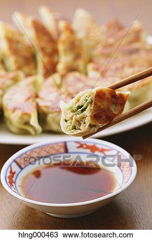 Gyoza dumplings View Large Photo Image Stock Image - Gyoza dumplings. Fotosearch