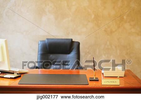 Stock Photo - Hotel concierge desk. Fotosearch