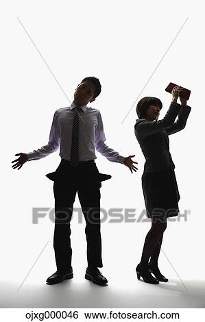 Stock Photograph - Japanese business people silhouette. Fotosearch