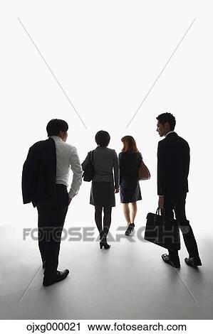 Stock Image - Japanese business people. Fotosearch