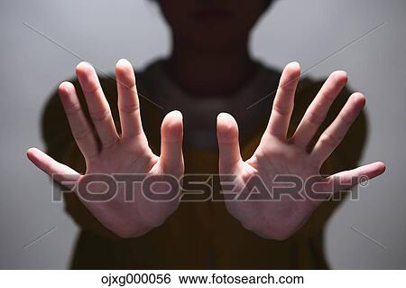 Stock Photograph - Japanese gesture for ok. Fotosearch