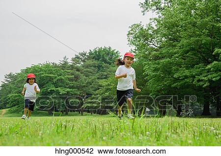 Japanese kids playing in a park View Large Photo Image Stock Image - Japanese kids playing in a park. Fotosearch