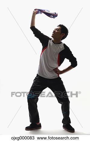 Japanese man cheering View Large Photo Image Stock Image - Japanese man cheering. Fotosearch