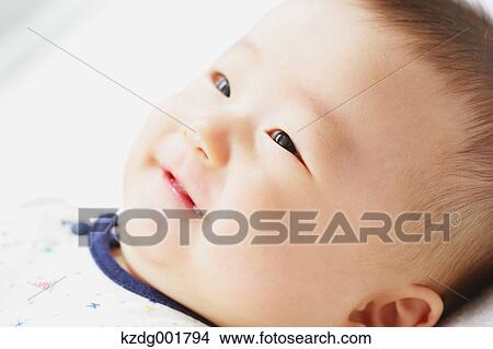 Picture - Japanese newborn portrait. Fotosearch