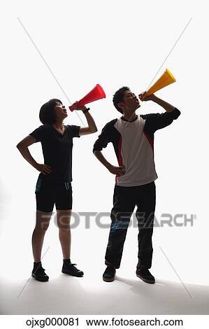 Japanese people cheering View Large Photo Image Stock Image - Japanese people cheering. Fotosearch