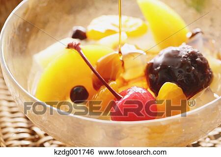 Japanese style Anmitsu View Large Photo Image Stock Photograph - Japanese style Anmitsu. Fotosearch