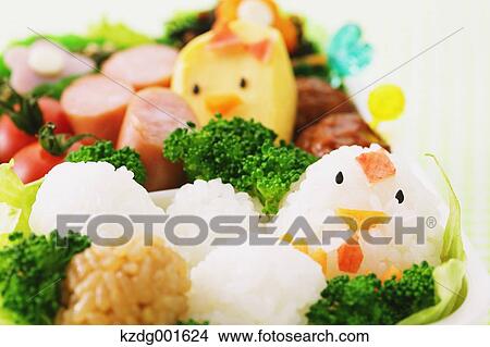 Picture - Japanese style character lunch box. Fotosearch