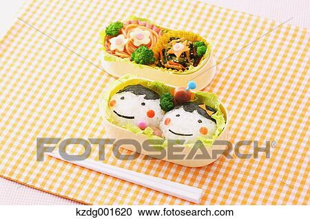 Japanese style character lunch box View Large Photo Image Stock Image - Japanese style character lunch box. Fotosearch