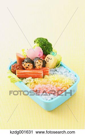 Japanese style character lunch box View Large Photo Image Stock Image - Japanese style character lunch box. Fotosearch