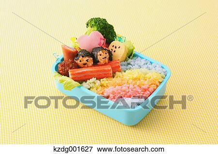 Stock Photo - Japanese style character lunch box. Fotosearch