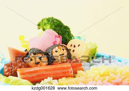 Stock Photo - Japanese style character lunch box. Fotosearch