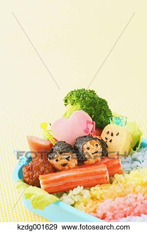Stock Photo - Japanese style character lunch box. Fotosearch