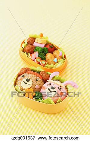 Japanese style character lunch box View Large Photo Image Stock Photo - Japanese style character lunch box. Fotosearch