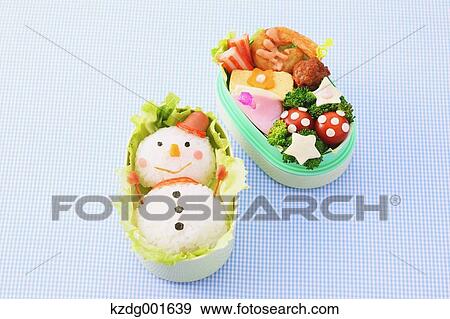 Stock Photo - Japanese style character lunch box. Fotosearch