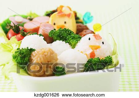 Stock Photograph - Japanese style character lunch box. Fotosearch