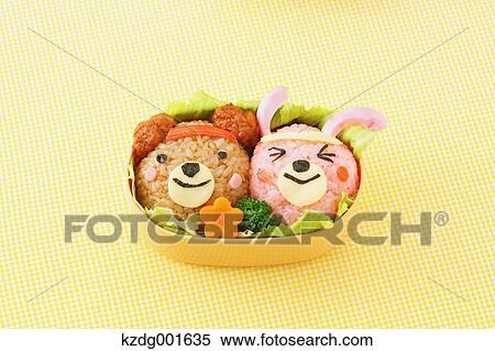 Stock Photography - Japanese style character lunch box. Fotosearch