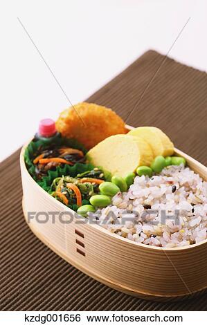 Japanese style lunch box View Large Photo Image Stock Photograph - Japanese style lunch box. Fotosearch