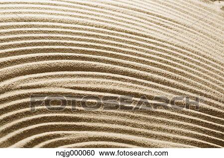 Stock Image - Markings in sand. Fotosearch