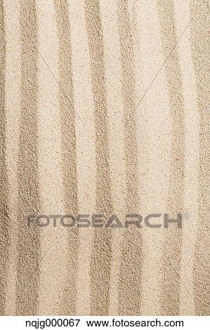 Stock Photo - Markings in sand. Fotosearch
