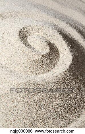 Stock Photograph - Markings in sand. Fotosearch
