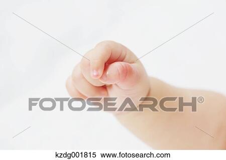 Stock Photography - Newborn hand. Fotosearch