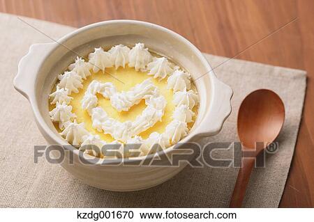 Pudding in a pot View Large Photo Image Stock Image - Pudding in a pot. Fotosearch