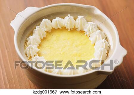 Pudding in a pot View Large Photo Image Stock Photo - Pudding in a pot. Fotosearch