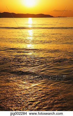 "Sea at sunset, Chiba Prefecture, Japan" View Large Photo Image Picture - "Sea at sunset, Chiba Prefecture, Japan". Fotosearch