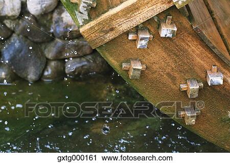 Waterwheel close-up View Large Photo Image Stock Image - Waterwheel close-up. Fotosearch