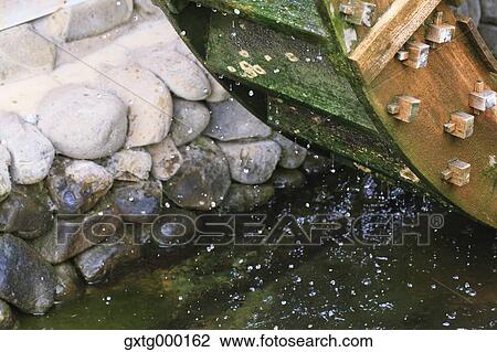 Waterwheel close-up View Large Photo Image Stock Image - Waterwheel close-up. Fotosearch