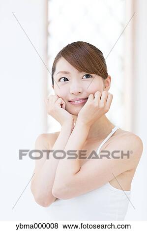 Stock Photo - Attractive young girl portrait. Fotosearch