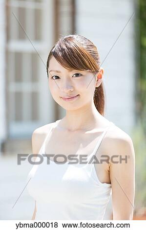 Attractive young girl portrait View Large Photo Image Stock Photo - Attractive young girl portrait. Fotosearch
