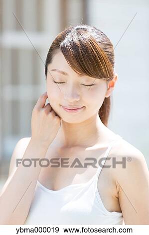 Attractive young girl portrait View Large Photo Image Stock Photo - Attractive young girl portrait. Fotosearch