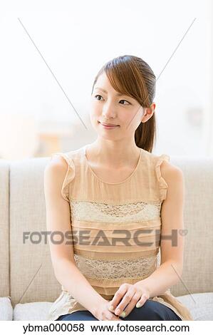 Attractive young girl portrait View Large Photo Image Stock Photo - Attractive young girl portrait. Fotosearch